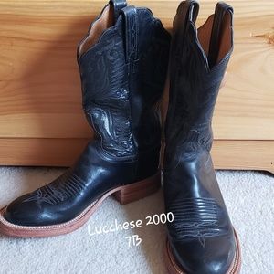 Women's Black Lucchese Boots